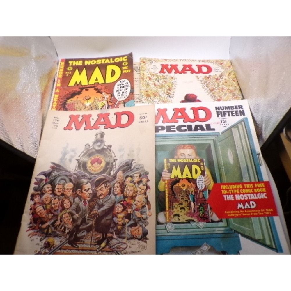 MAD Magazine 1975 4‎ Issues The Nostalgic Special Godfather 2 No cover 1 Cracked